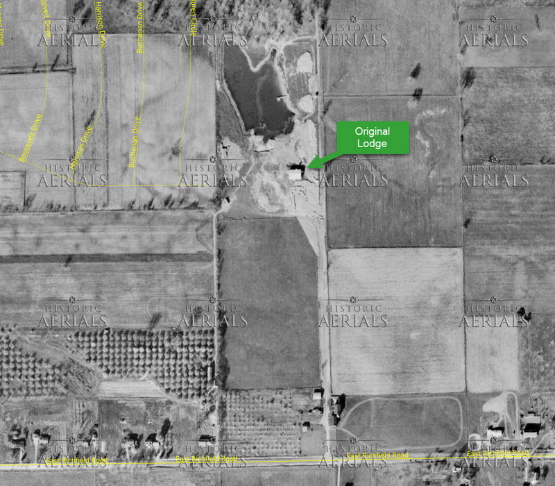 Sherwood Forest - 1958 Aerial